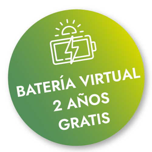 placas solares con bateria virtual 2 años gratis